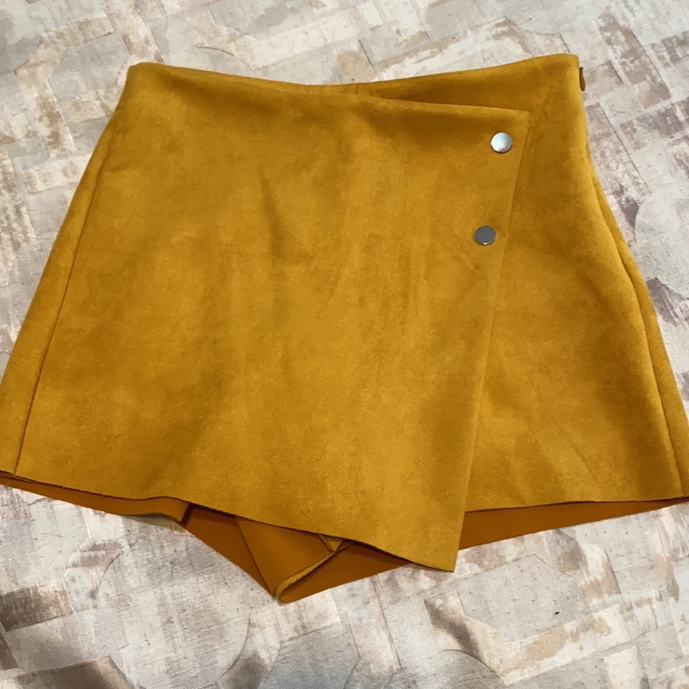 Mustard Yellow Zara Skort
